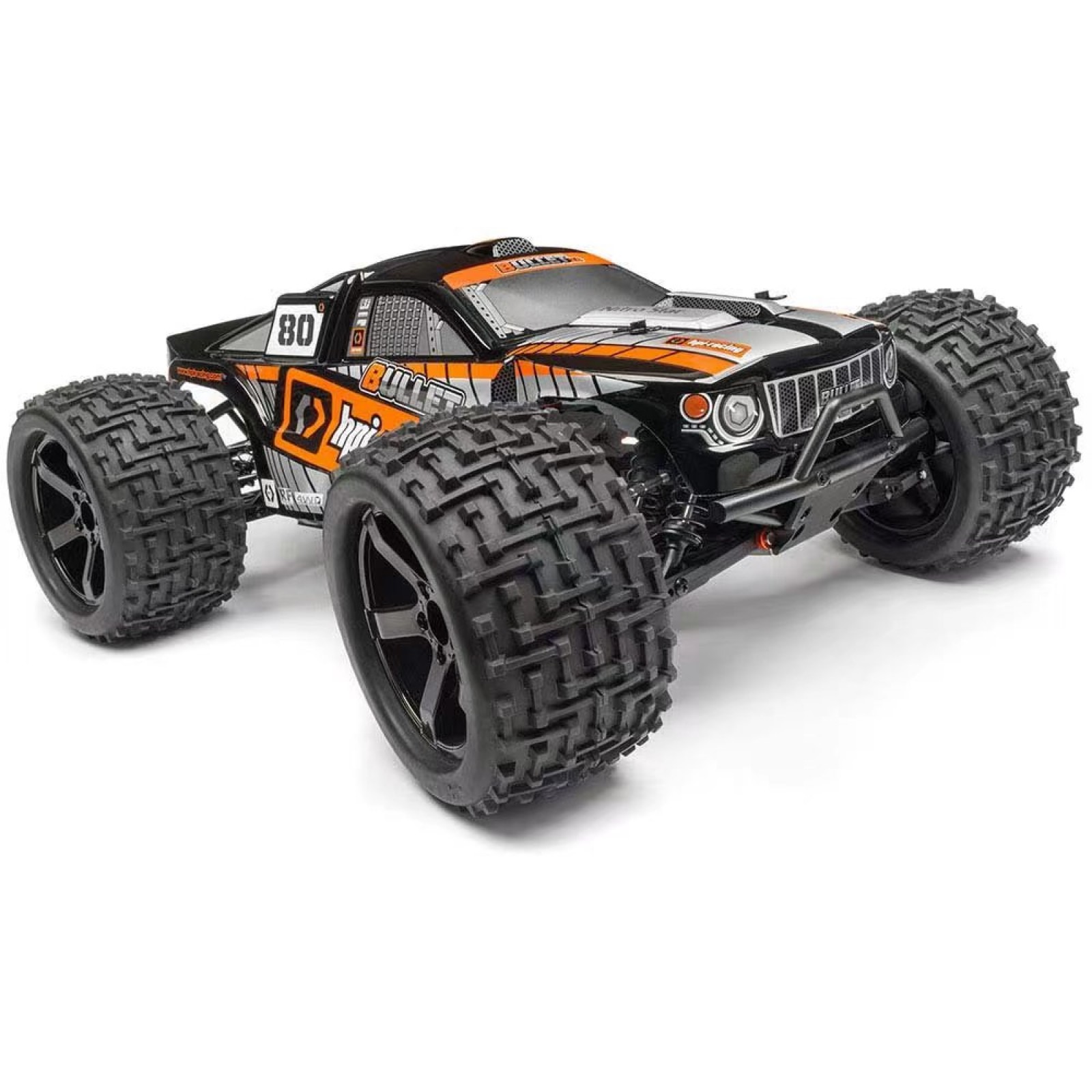 Hpi Racing Bullet Mt Rtr Scale Wd Nitro Monster Truck W